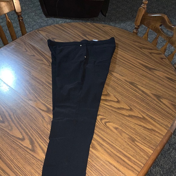 ANN KLEIN | SIZE 10 | BLACK | PULL ON DRESS PANTS - Picture 4 of 4